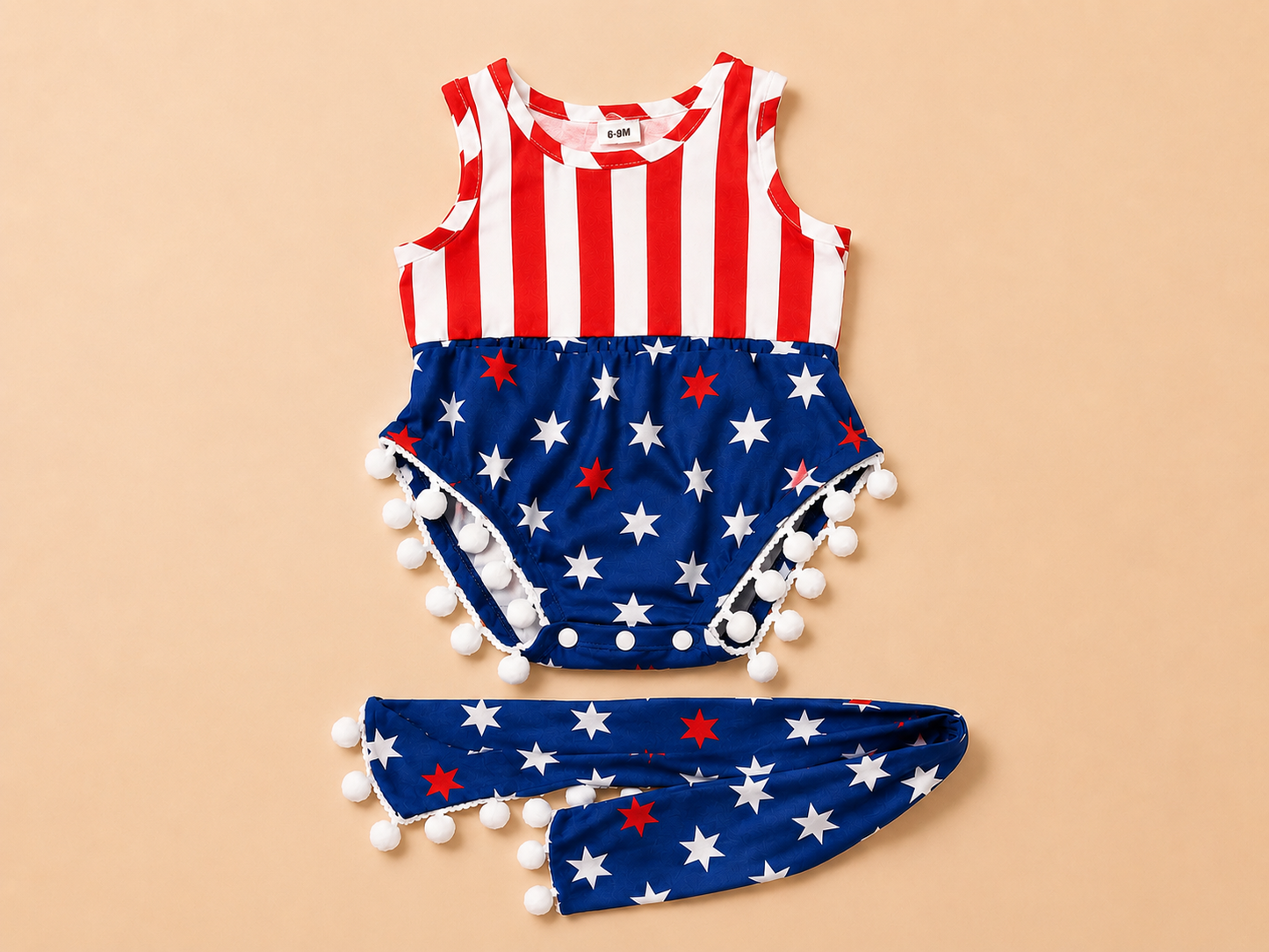 Star-Spangled Sweetheart Romper