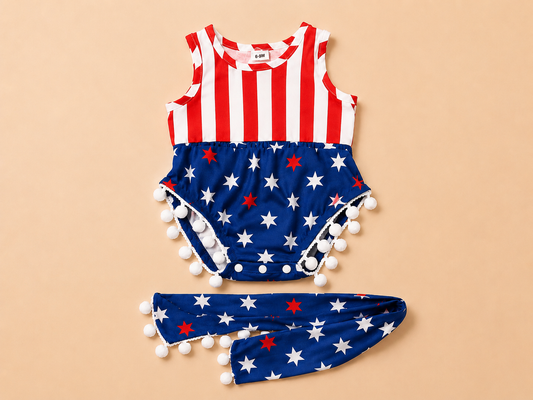 Star-Spangled Sweetheart Romper