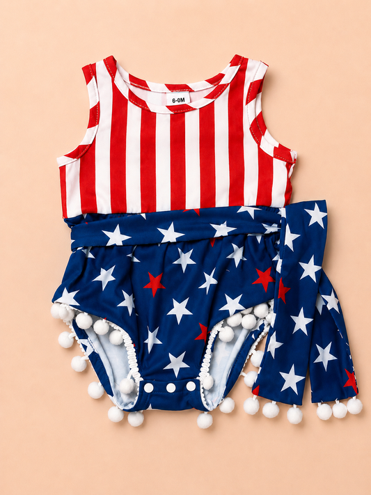 Star-Spangled Sweetheart Romper